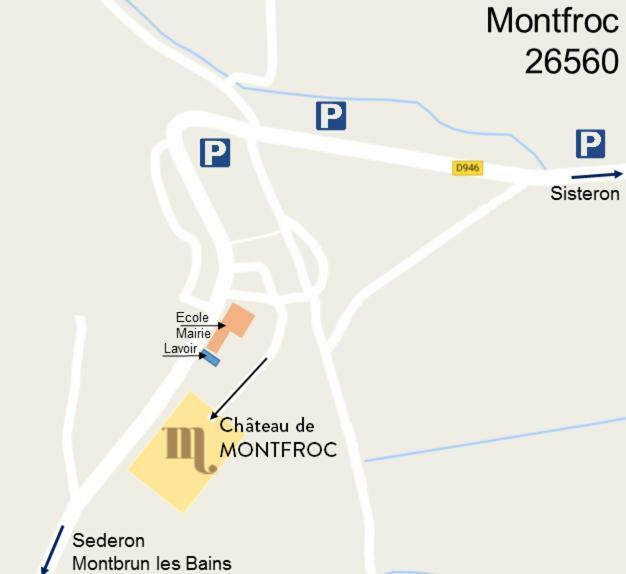 Bed and Breakfast Chateau De Montfroc Екстер'єр фото